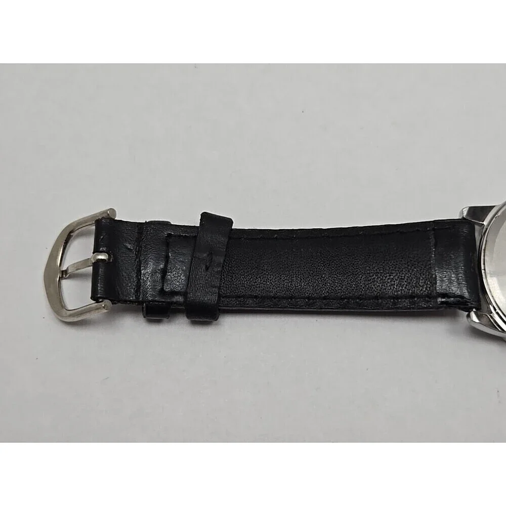 Timex Easy Reader Day Indiglo Silver Tone 35mm Quartz Watch New Battery WR 30M
